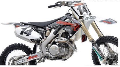 Enjoy Manufacturing Honda Graphics Kit CR 125 CR 250 2002 - 2007, Jagermeister