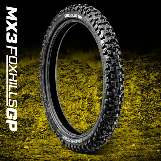 Plews Tyres MX3 FOXHILLS GP Hard Front - 70 / 100 – 17