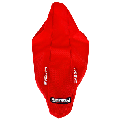 Enjoy Manufacturing Gas Gas seat cover MC 50 2021 - 2022 STD Logo, All Red