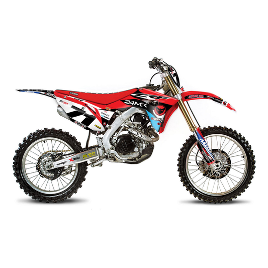 Enjoy Manufacturing Honda Graphics Kit CRF 250 R 2018 - 2021 CRF 450 R 2017 - 2020, 24MX (18)