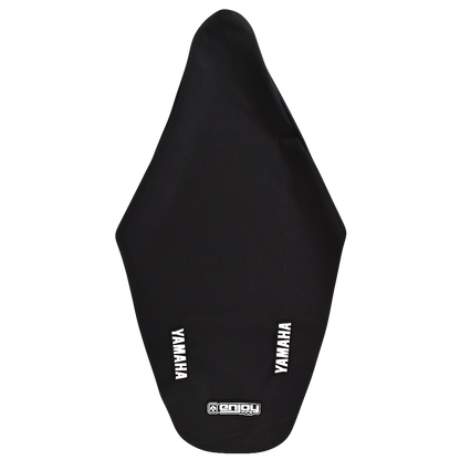 Enjoy Manufacturing Yamaha Seat Cover YZ 125 YZ 250 2022 - 2023 Ribbed Logo, All Black