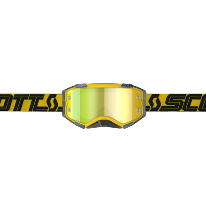 Scott Fury Goggle, Yellow / Black - Yellow Chrome Works Lens