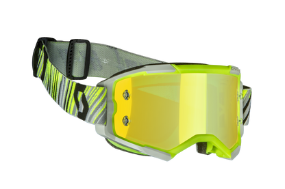 Scott Fury Goggle, Yellow / Grey - Yellow Chrome Works Lens