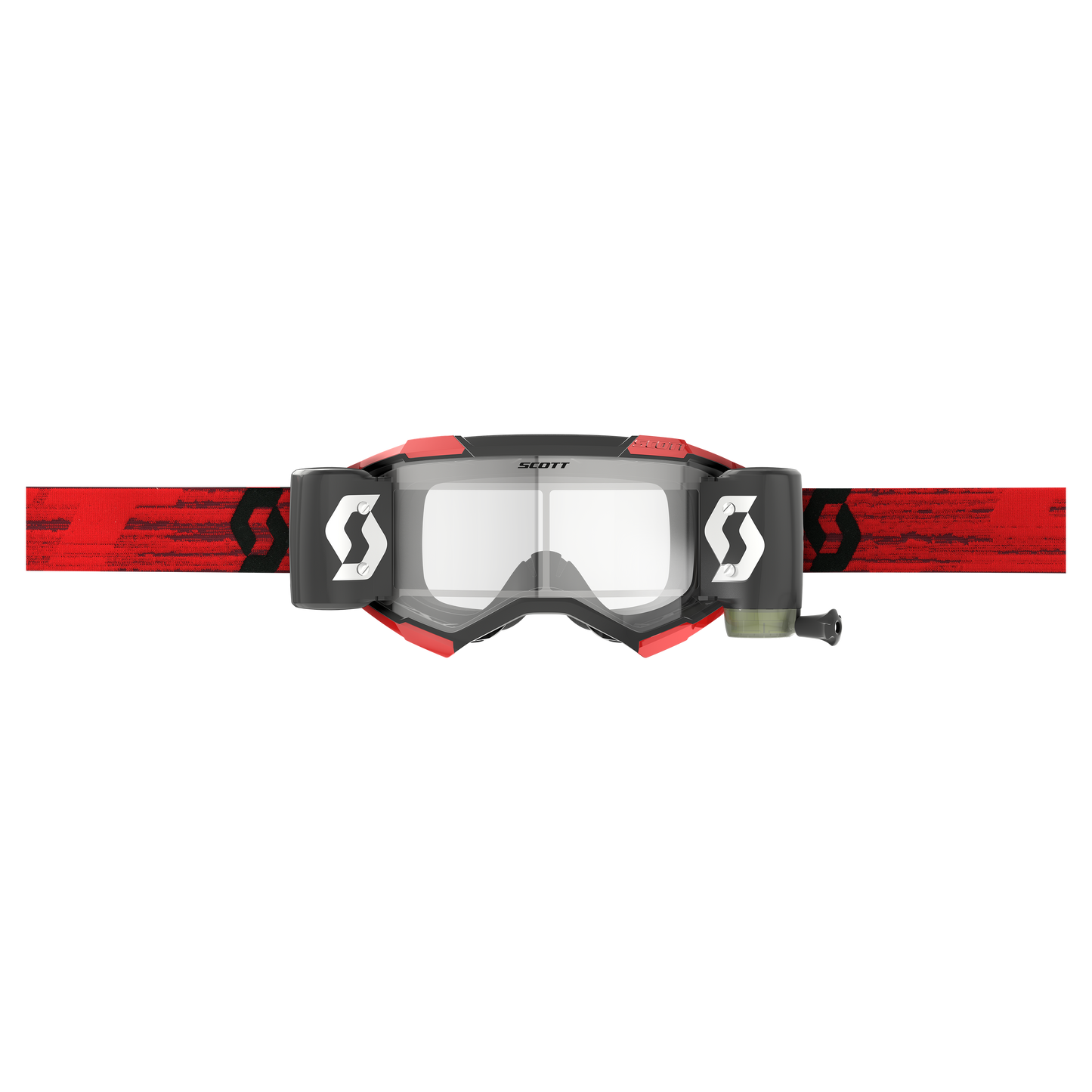 Scott Fury Goggles WFS, Dark Red - Clear Works Lens