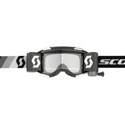 SCOTT Fury Goggles WFS, Premium Black / White - Clear