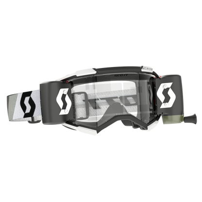 SCOTT Fury Goggles WFS, Premium Black / White - Clear