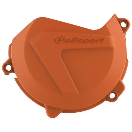 Polisport KTM Clutch Cover Protector SXF XCF 450 2016 - 2022 EXCF XCFW 450 500 2017 - 22 Husqvarna FC FS 450 16 - 22 FE FX 450 501 17 - 22 Orange