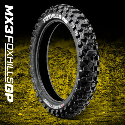 Plews Tyres MX3 FOXHILLS GP Hard Rear - 100 / 90 – 19