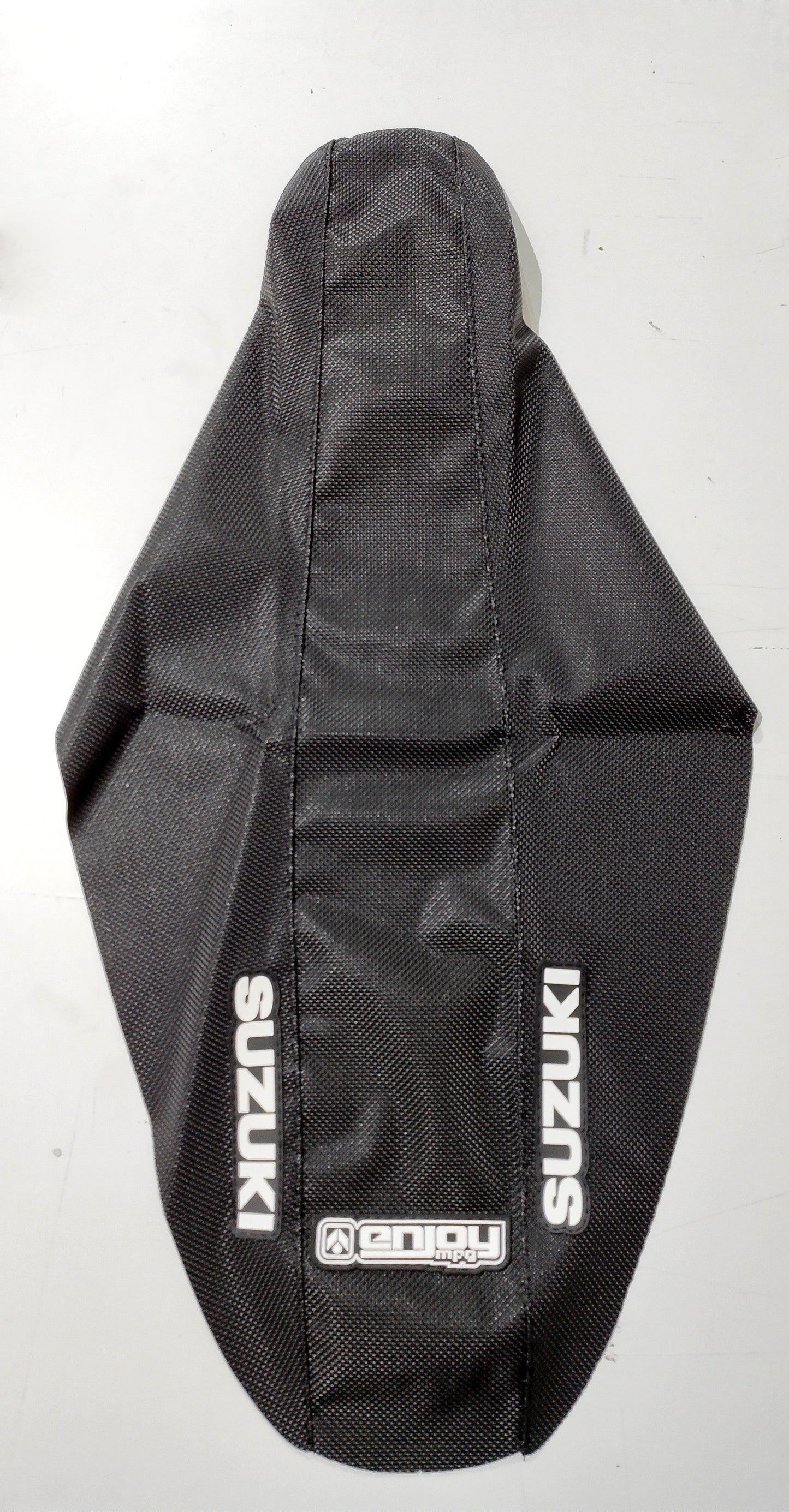 Enjoy Manufacturing Suzuki Seat Cover RM 125 RM 250 1996 - 2000 STD Logo, All Black