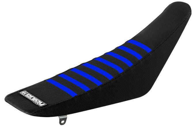 Enjoy Manufacturing Yamaha Seat Cover YZ 85 2002 - 2021 Ribbed, Black / Blue