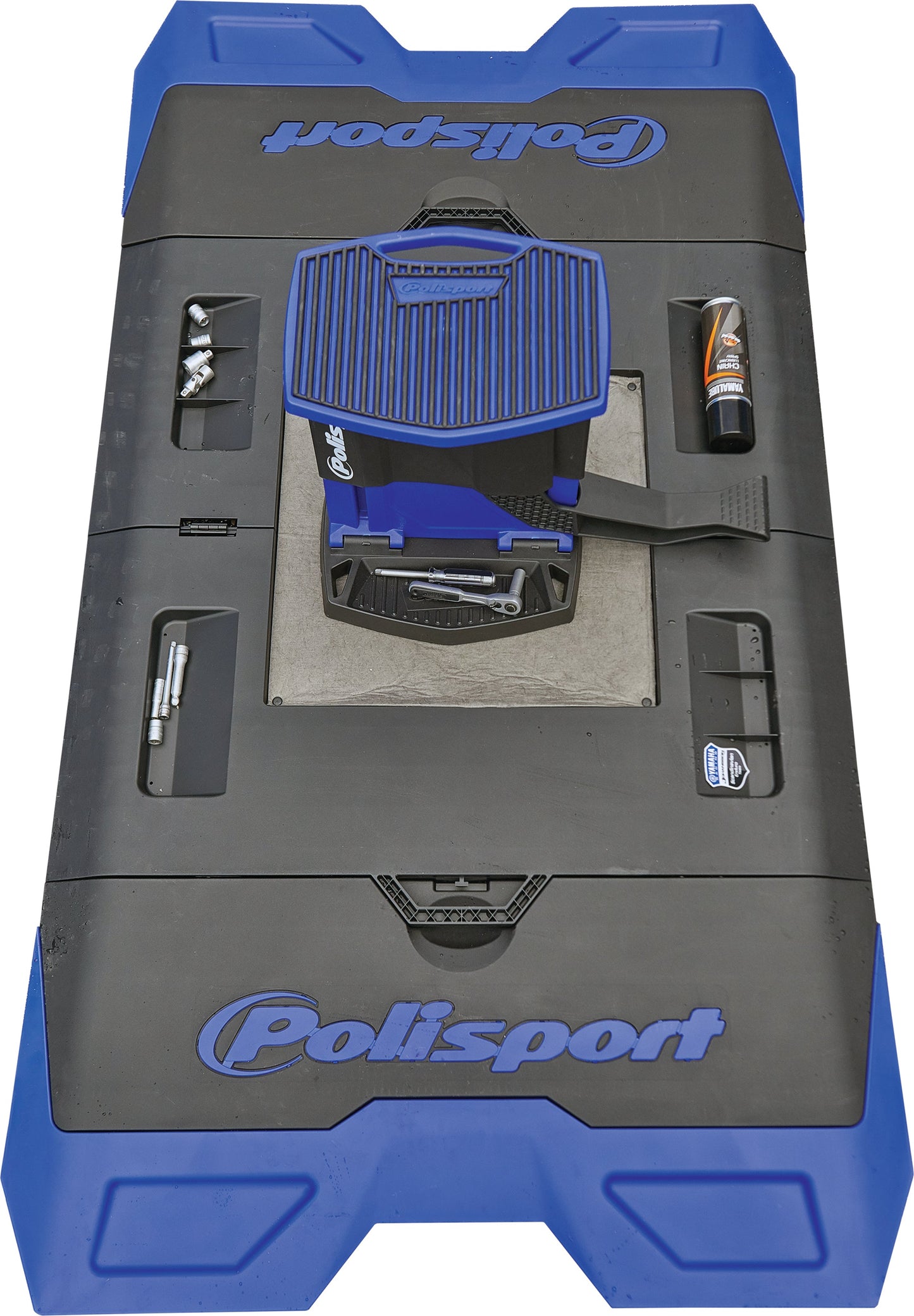 Polisport Bike Mat Foldable Plastic Mat, Blue