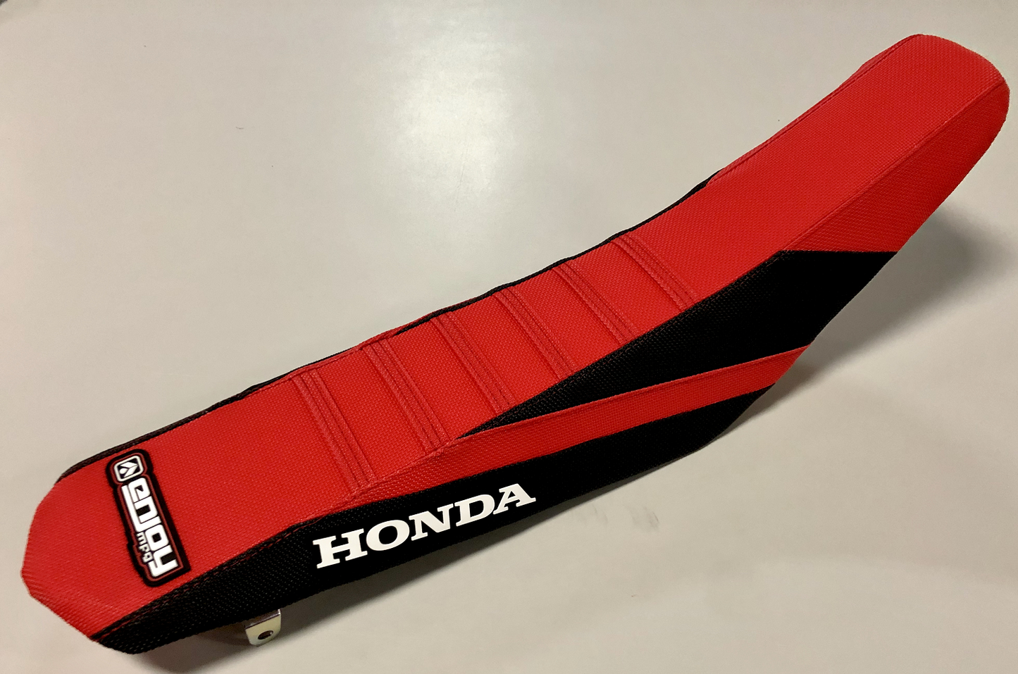 Enjoy Manufacturing Honda Seat Cover CR 125 CR 250 2002 - 2007 Ribbed Logo, Geico