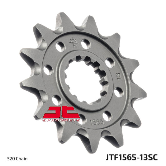 JT Sprockets Steel Self Cleaning Front Sprocket Kawasaki KXF 450 2006 - 2023, 13T