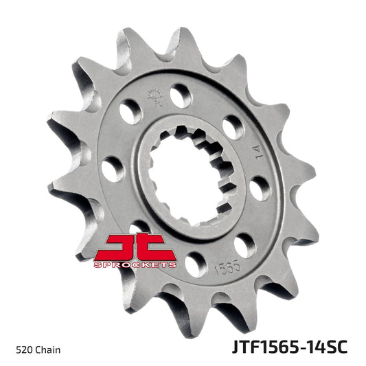 JT Sprockets Steel Self Cleaning Front Sprocket Kawasaki KXF 450 2006 - 2023, 14T