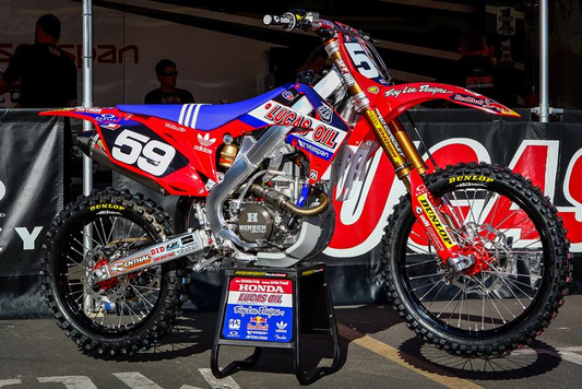 Enjoy Manufacturing Honda Graphics Kit CRF 250 R 2014 - 2017 CRF 450 R 2013 - 2016, Troy Lee Designs Lucas Oils