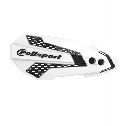 Polisport Universal Hand Guards MX Flow KTM SX SXF EXC EXCF Husqvarna TC TE FC FE 2014 - 2022 Sherco 2017 - 22 Gas Gas MC MCF EC ECF 2021 – 22, White Black