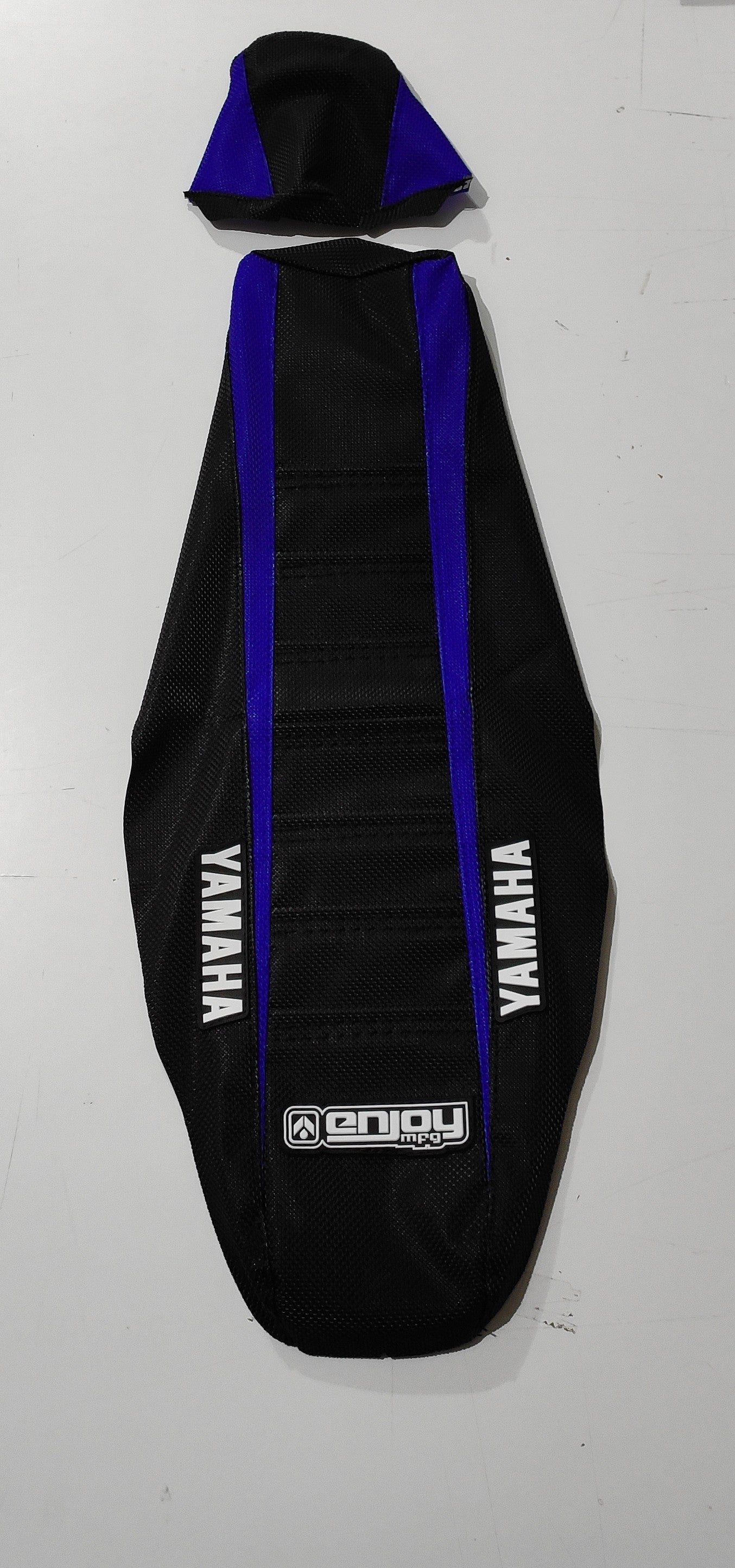 Enjoy Manufacturing Yamaha Seat Cover YZF 250 2019 - 2022 YZF 450 2018 - 22 Pleated Logo, Hutten Metaal