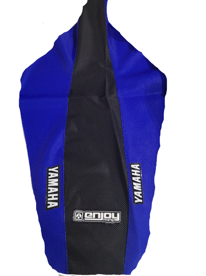 Enjoy Manufacturing Yamaha Seat Cover YZ 125 YZ 250 1996 - 2001 STD Logo, Blue / Black